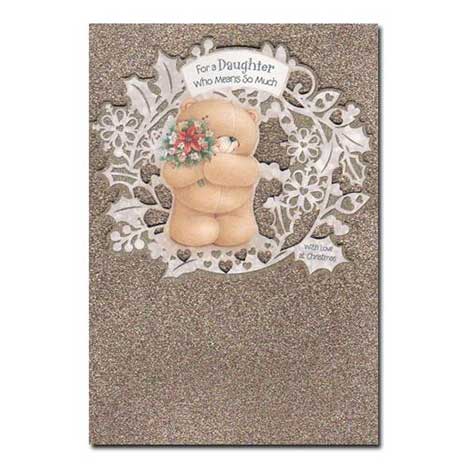 Daughter Forever Friends Christmas Card